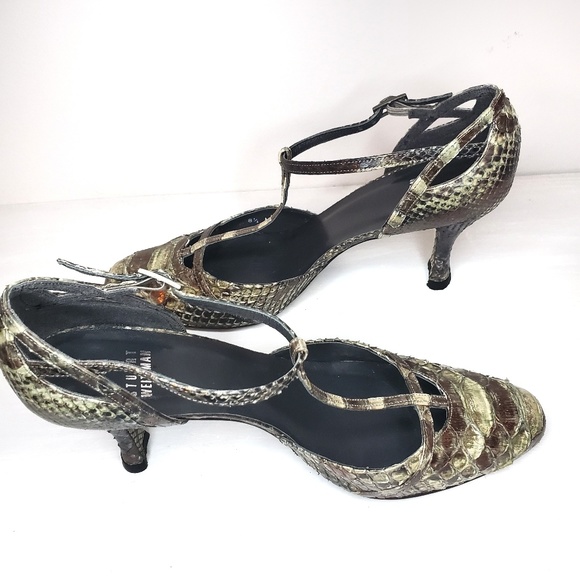 Rare Stuart Weitzman Vintage Snakeskin Pumps - Picture 6 of 6